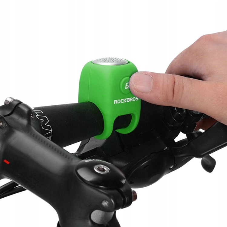 Rockbros Rockbros Elektronisk Cykel Ring klocka - Grön