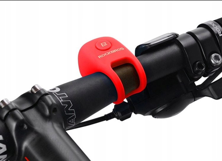 Rockbros Rockbros Elektronisk Cykel Ring klocka - Röd