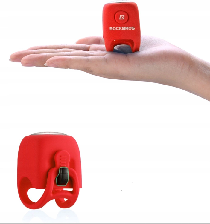 Rockbros Rockbros Elektronisk Cykel Ring klocka - Röd
