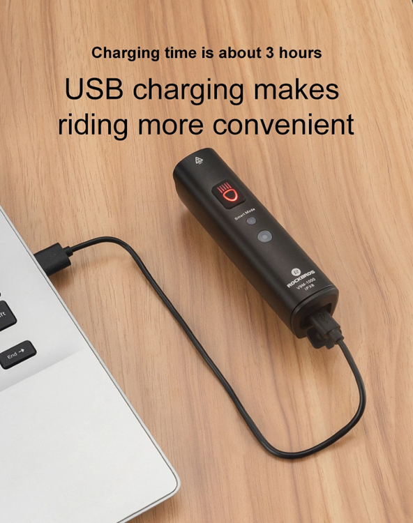 Rockbros Rockbros Främre cykelljus 1000lm - Svart