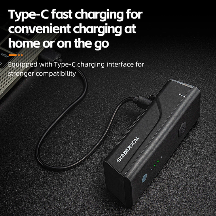 Rockbros Rockbros Främre cykelljus 260 lm - Svart