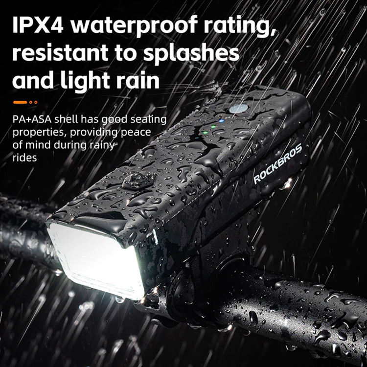 Rockbros Rockbros Främre cykelljus 260 lm - Svart