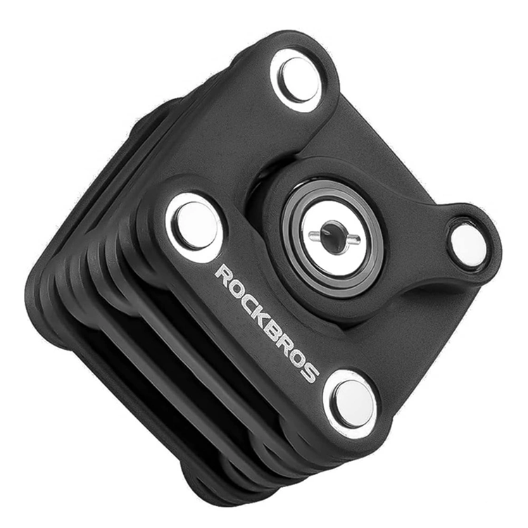 Rockbros Rockbros hopfällbart Cykellås - Svart