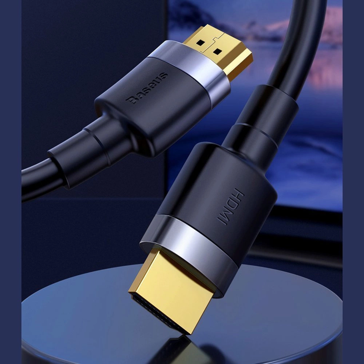 BASEUS Baseus Cafule HDMI Kabel 2.0 60 Hz 3D 18 Gbps 2 m - Svart
