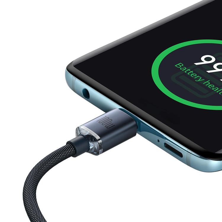 BASEUS Baseus USB-C till USB-C Kabel 100W 1.2m - Svart