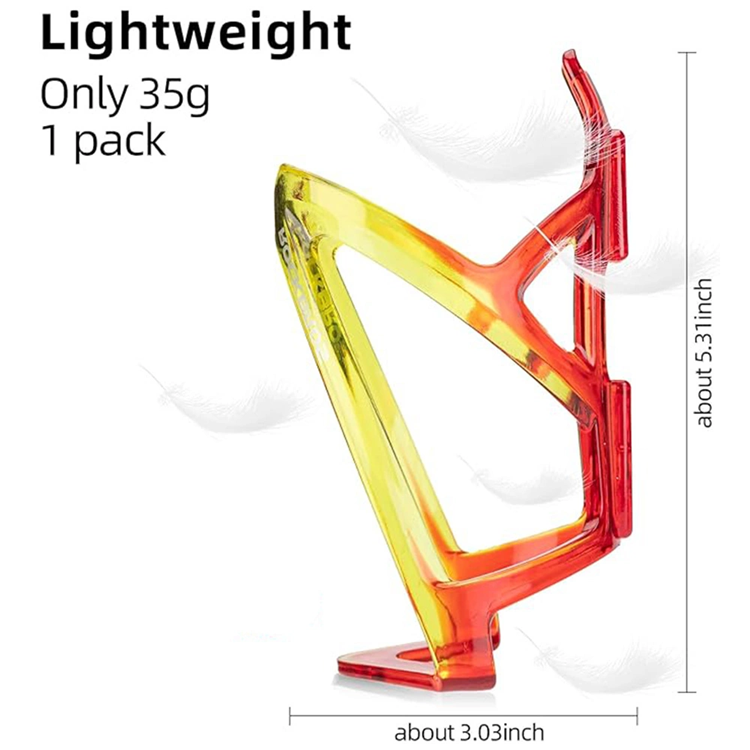 Rockbros Rockbros Cykelhållare för vattenflaska - Röd och gul