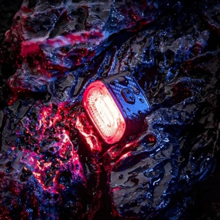 Rockbros Rockbros Q2S LED USB-C cykelljus bak - Svart