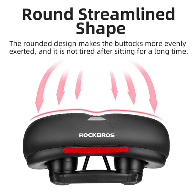 Rockbros Rockbros Cykelsadel - svart och röd