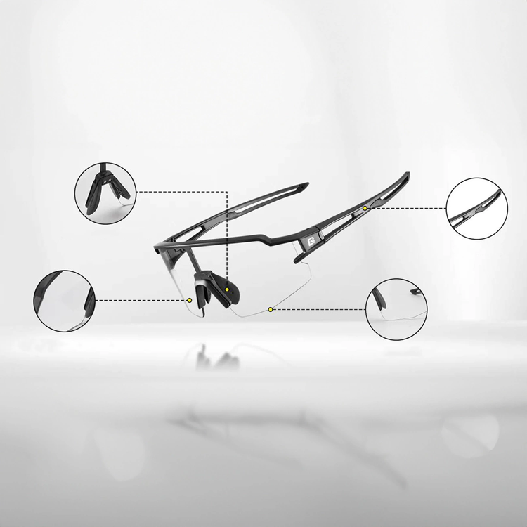 Rockbros Rockbros photochromic Cykelglasögon UV400 - Svart