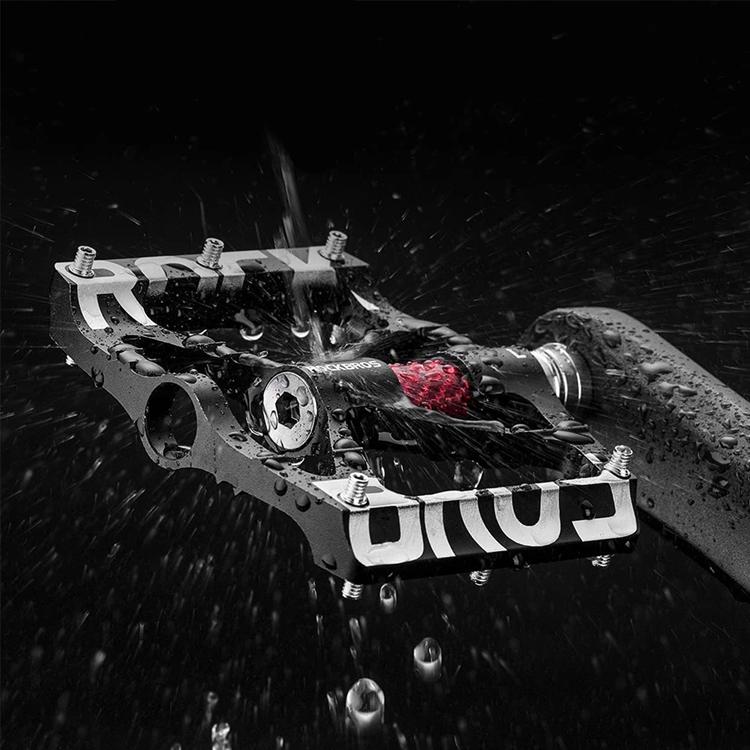 Rockbros Rockbros Cykelpedalset i aluminiumlegering - Svart