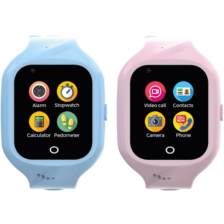 Celly Celly Kidswatch 4G Smartwatch för barn Blå + Rosa rem