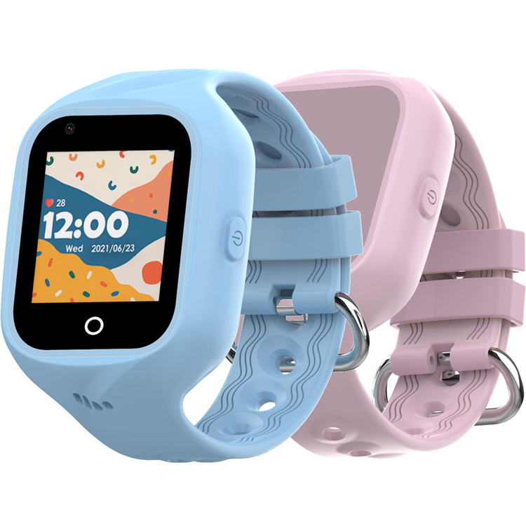 Celly Celly Kidswatch 4G Smartwatch för barn Blå + Rosa rem