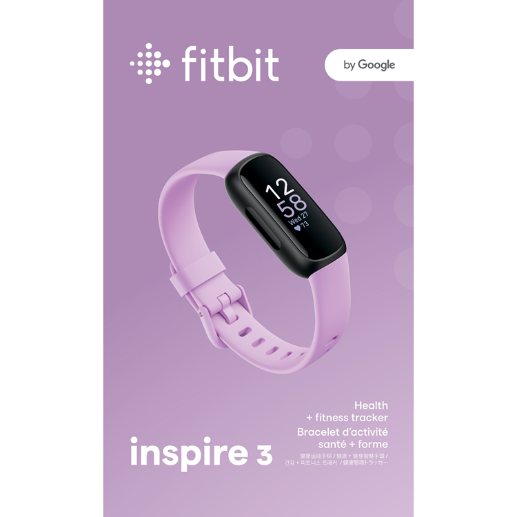 Fitbit FITBIT Inspire 3. Black/Lilac Bliss