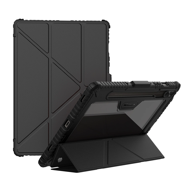 Nillkin Nillkin Galaxy Tab S9 Fodral Läder Bumper - Svart