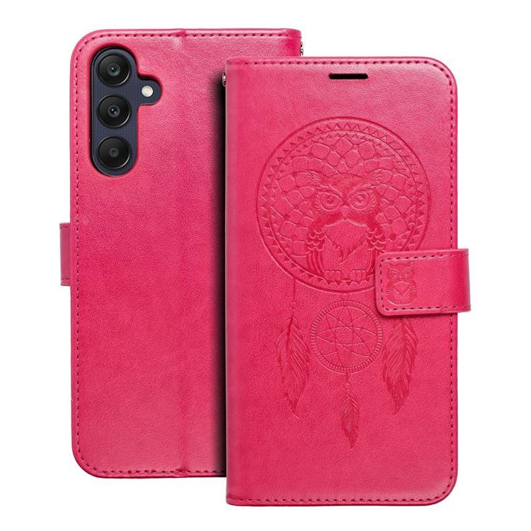 OEM Galaxy A25 5G Plånboksfodral Mezzo Dreamcatcher - Magenta