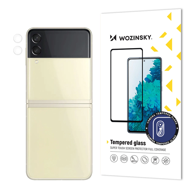 Wozinsky Wozinsky Galaxy Z Flip 3 Kameralinsskydd härdat glas 9H