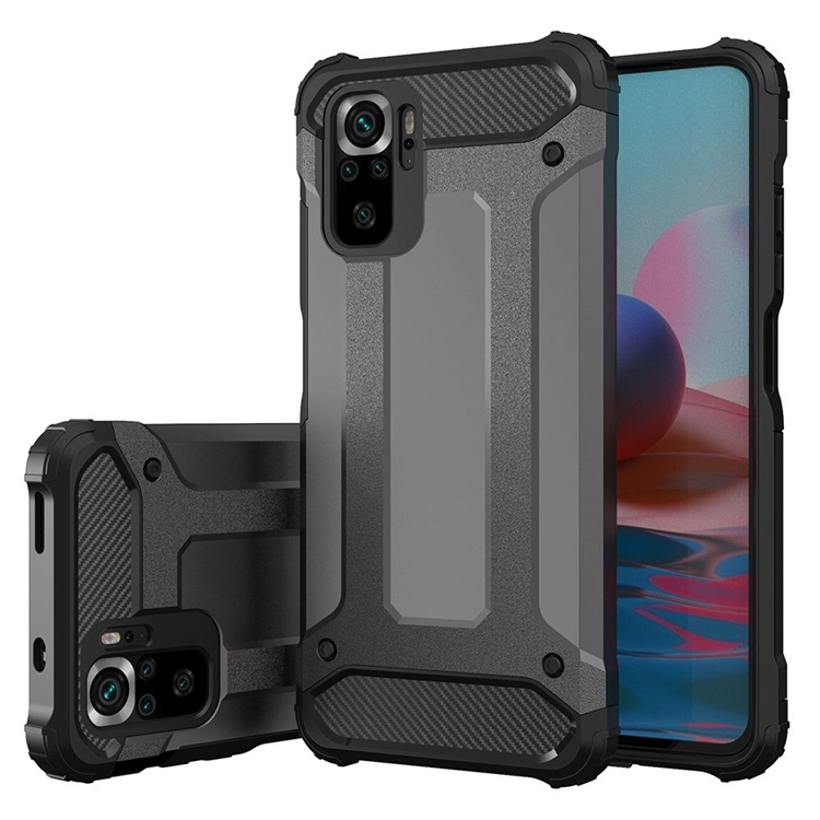 OEM Mobilskal till Xiaomi Poco M4 Pro 5G Hybrid Armor - Svart