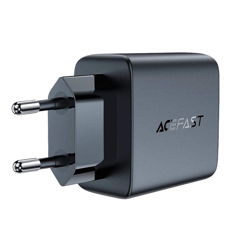 Acefast Acefast GaN Snabbladdare 2x USB C 35W PD - Svart