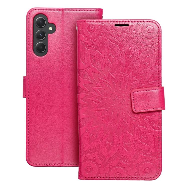 OEM Galaxy A14 5G/4G Plånboksfodral Mezzo Mandala - Magenta