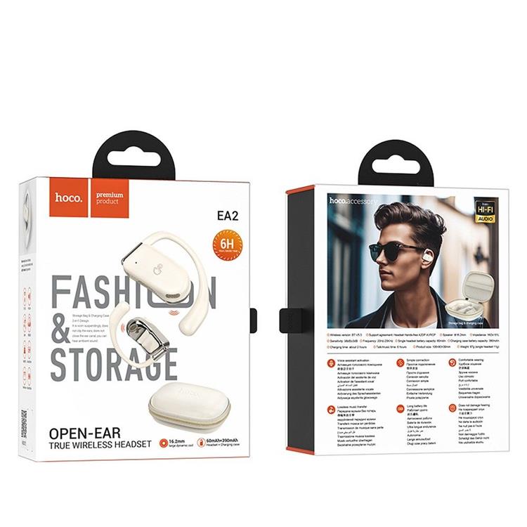 Hoco Hoco Trådlösa Hörlurar Bluetooth TWS EA2 - Beige