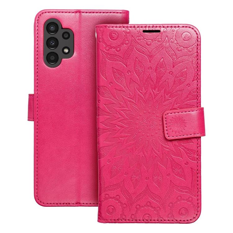 OEM Galaxy A13 4G Plånboksfodral Mezzo Mandala - Magenta