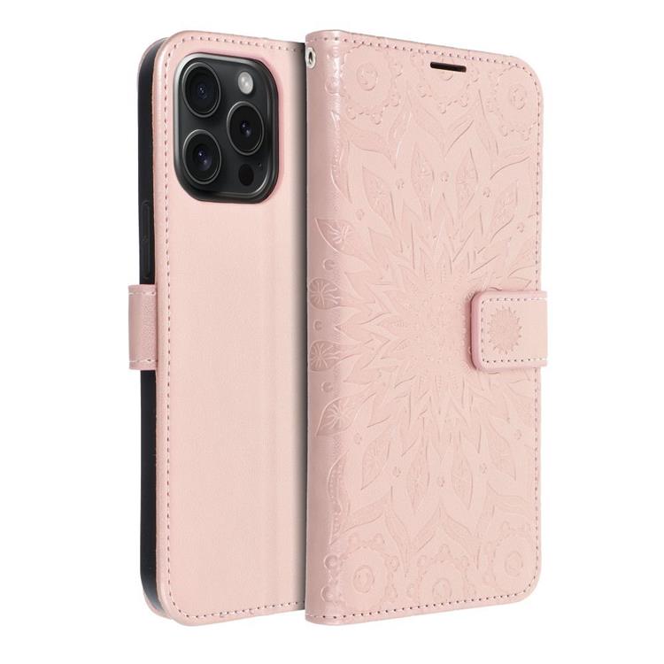 OEM iPhone 15 Pro Max Plånboksfodral Mezzo - Rose Guld