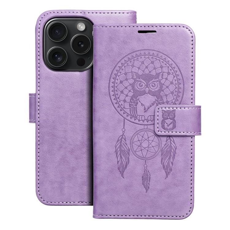 OEM iPhone 15 Pro Plånboksfodral Mezzo Dreamcatcher - Lila