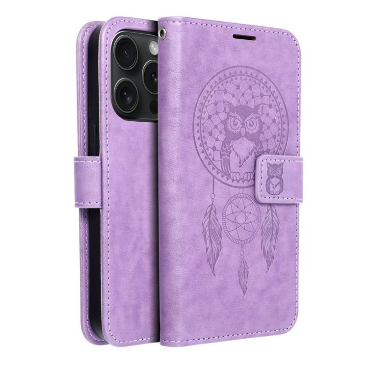OEM iPhone 15 Pro Plånboksfodral Mezzo Dreamcatcher - Lila