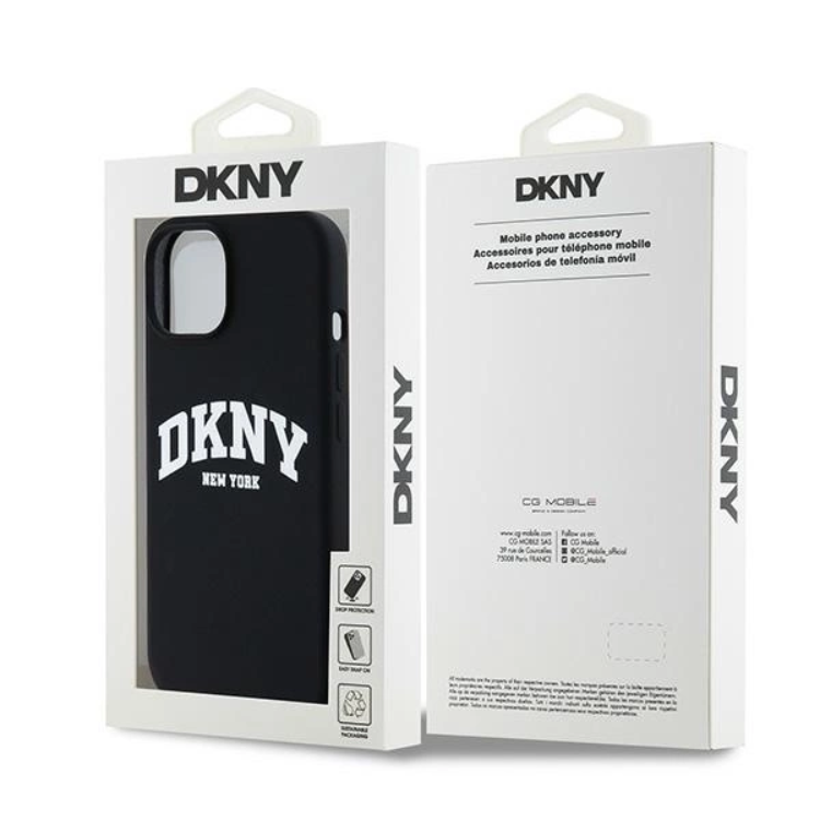 DKNY DKNY Mobilskal till iPhone 11/XR MagSafe Silikon Vit Logo