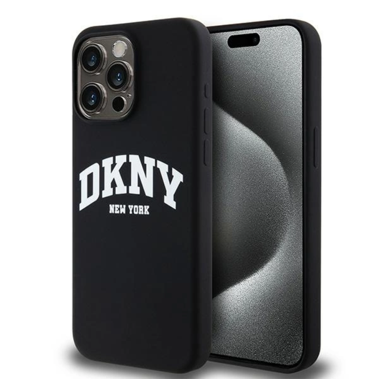 DKNY DKNY Mobilskal till iPhone 12/12 Pro MagSafe Silikon Vit Logo
