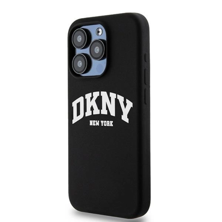 DKNY DKNY Mobilskal till iPhone 15 Pro MagSafe Silikon Vit Logo