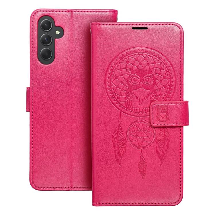 OEM Galaxy A34 5G Plånboksfodral Mezzo Dreamcatcher - Magenta