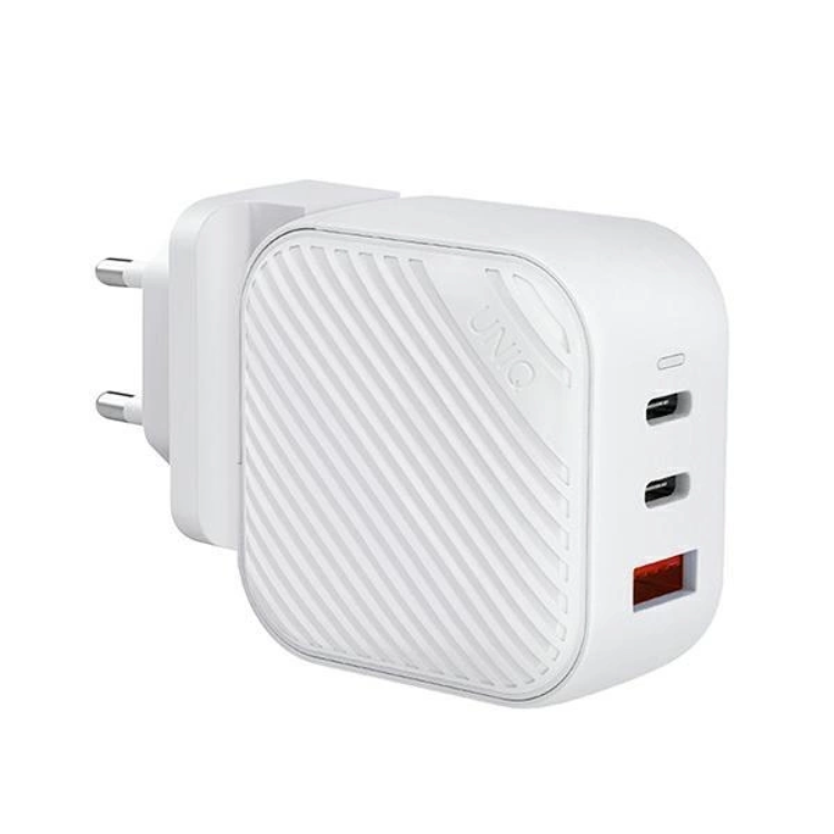 UNIQ UNIQ Gan USB-C Snabb väggladdare 66W Verge Pro - Vit