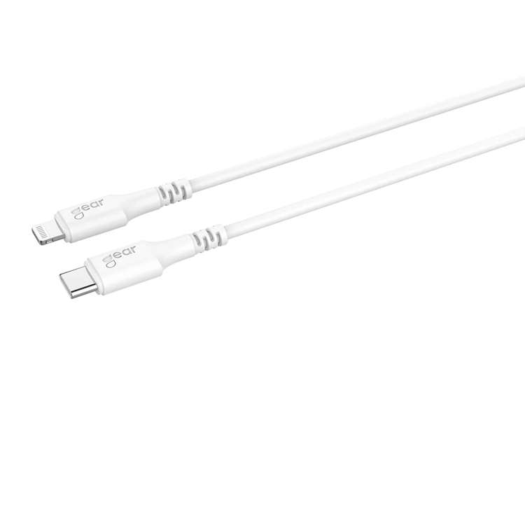 GEAR GEAR LaddUSB-C till Lightning kabel 2m Vit MFI C94