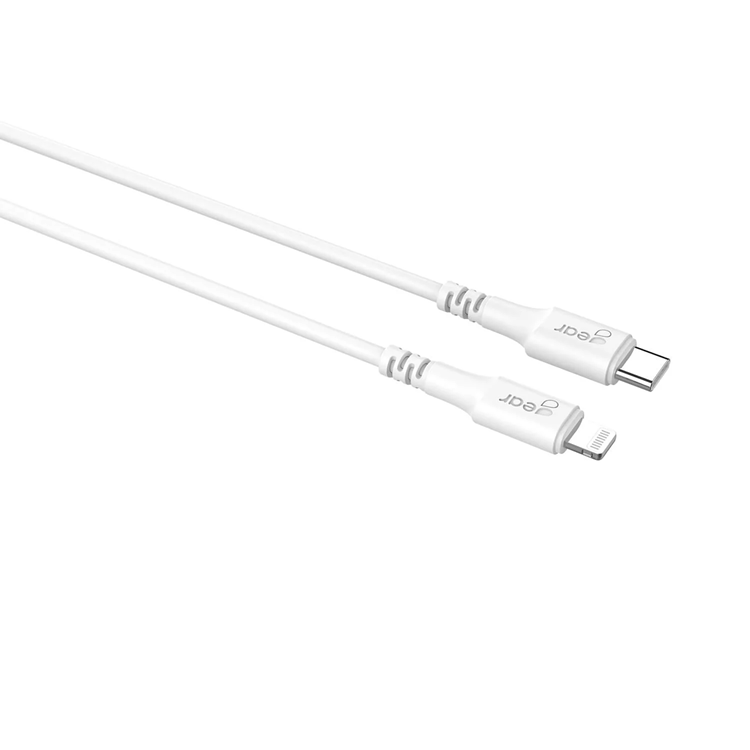 GEAR GEAR LaddUSB-C till Lightning kabel 2m Vit MFI C94