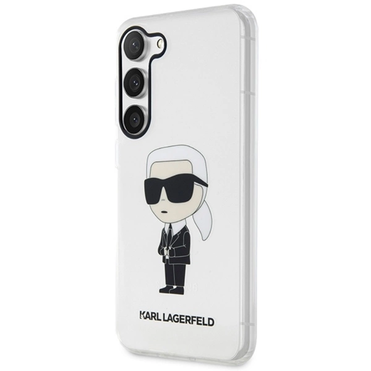 KARL LAGERFELD Karl Lagerfeld Mobilskal till Galaxy S23 Ikonik - Clear