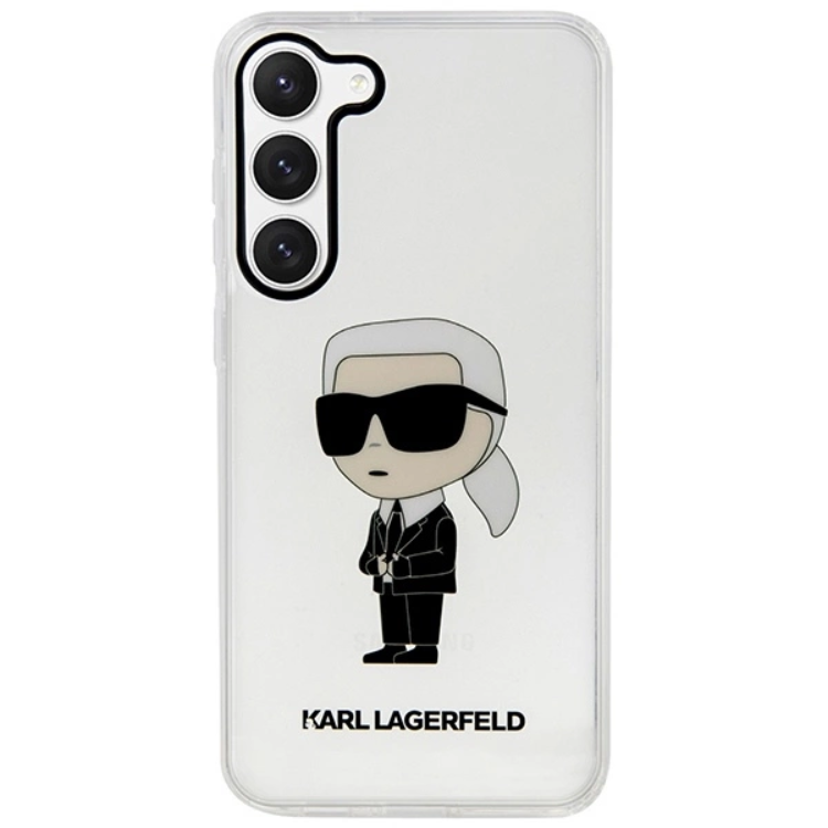 KARL LAGERFELD Karl Lagerfeld Mobilskal till Galaxy S23 Ikonik - Clear