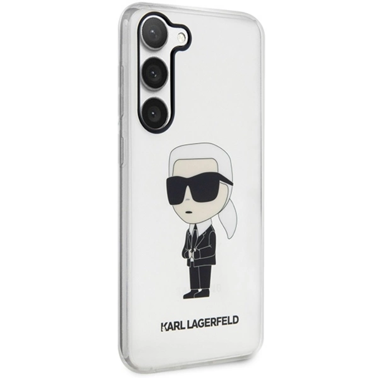 KARL LAGERFELD Karl Lagerfeld Mobilskal till Galaxy S23 Ikonik - Clear