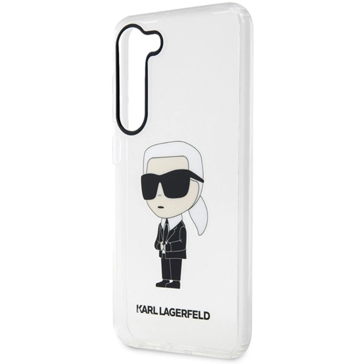 KARL LAGERFELD Karl Lagerfeld Mobilskal till Galaxy S23 Ikonik - Clear