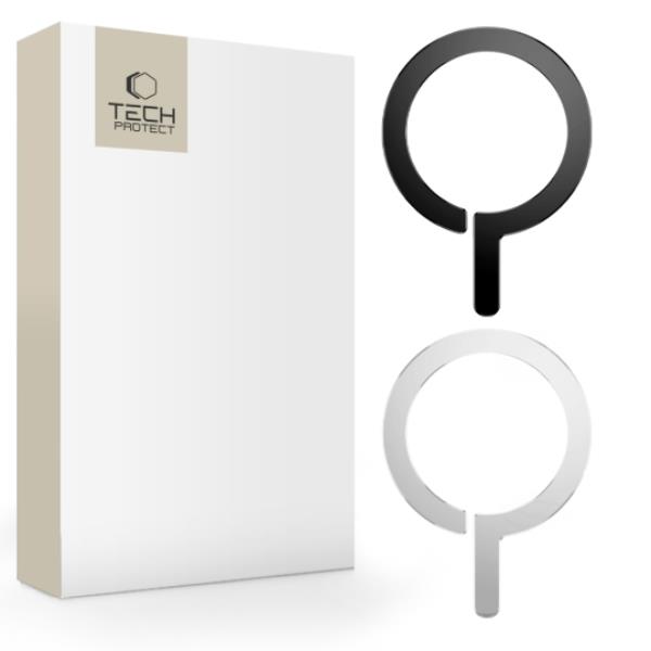 Tech-Protect [2-Pack] Tech-Protect Magsafe Ring Magnetisk Universell - Svart/Silver