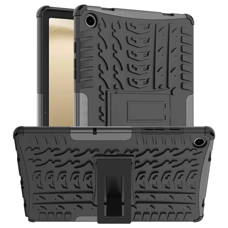 A-One Brand Mobilskal till Galaxy Tab A9 Plus Tire Texture med Kickstand