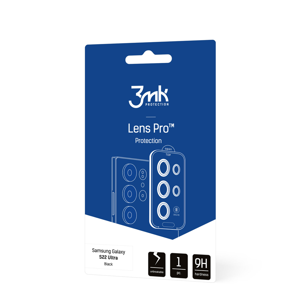 3MK 3MK Galaxy S22 Ultra 5G pro  Kameralinskydd