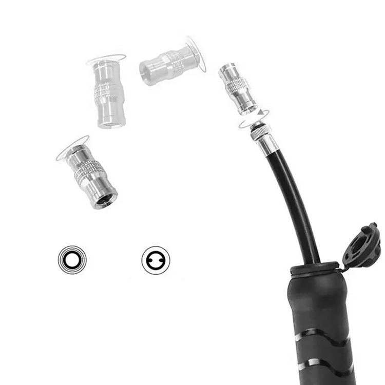 Rockbros Rockbros Minihandpump för Cykel med Presta- och Schrader-slang