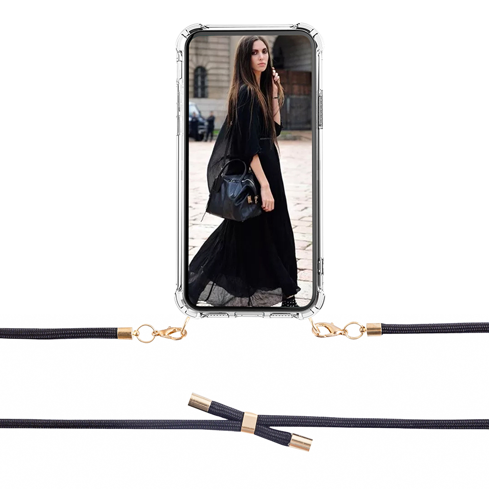 Boom of Sweden Boom iPhone 13 Pro skal med mobilhalsband- Rope Black