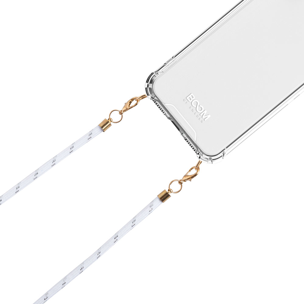 Boom of Sweden Boom iPhone 13 Pro skal med mobilhalsband- Rope Stipes