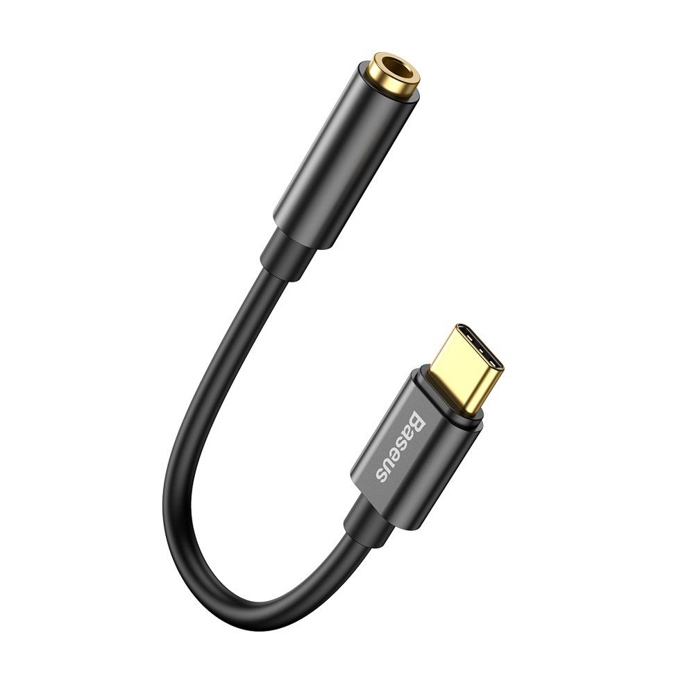 BASEUS Baseus Adapter USB-C To Jack 3.5Mm Svart