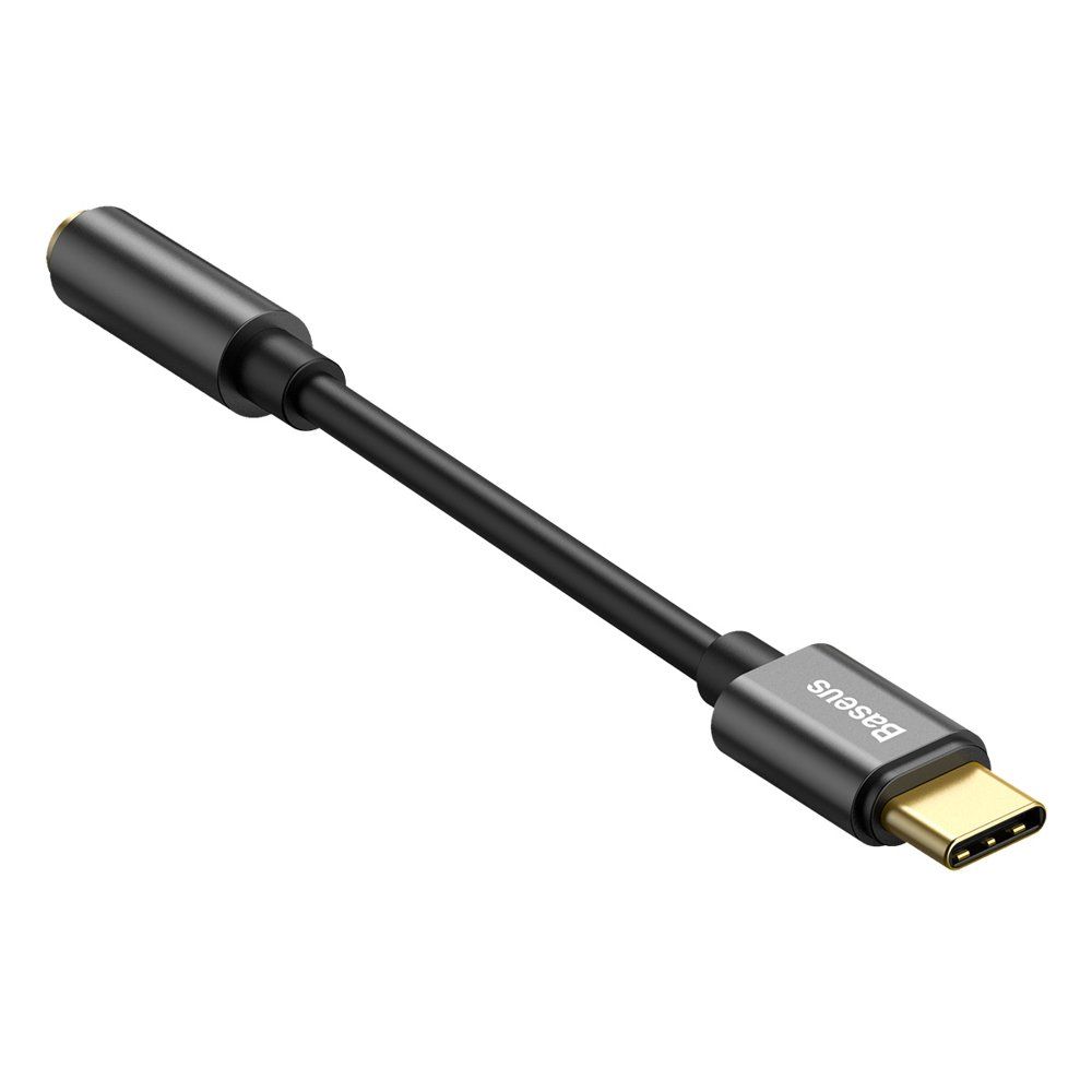 BASEUS Baseus Adapter USB-C To Jack 3.5Mm Svart