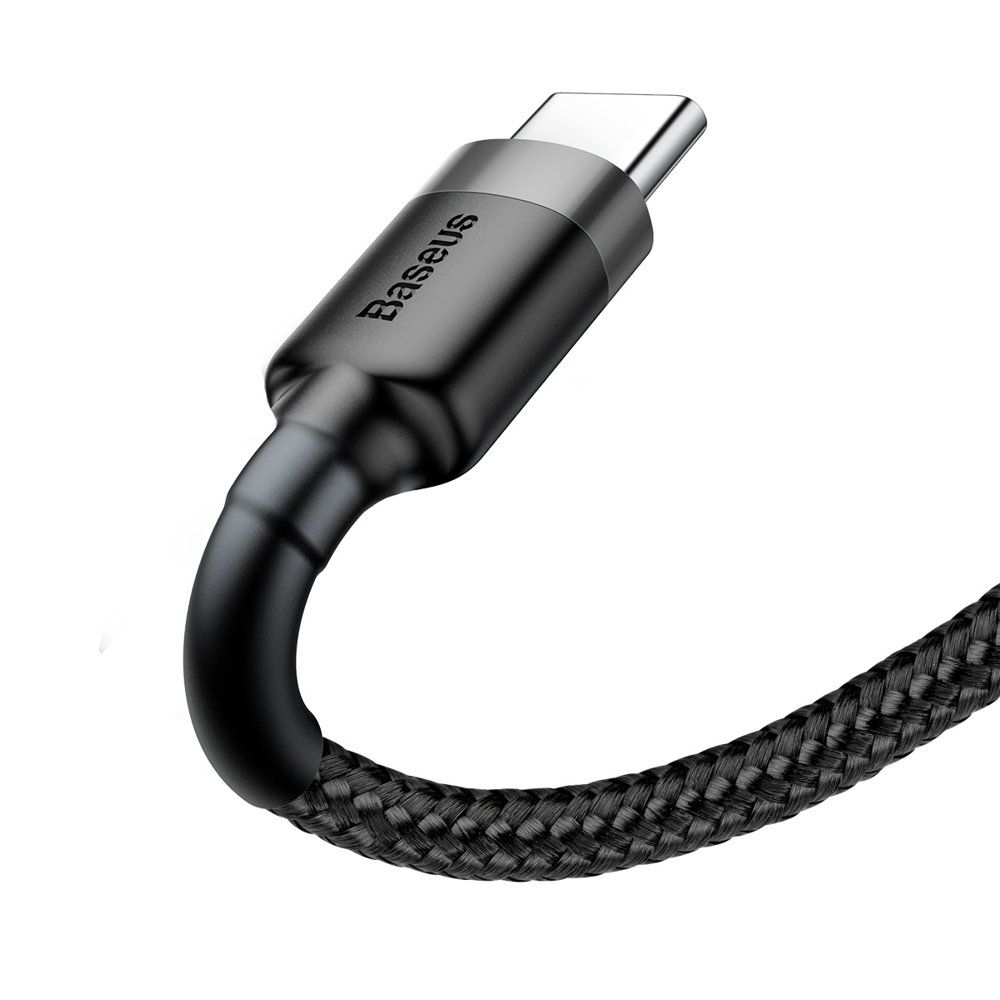 BASEUS BASEUS Cafule USB-C Cable 300 cm Grå / Svart