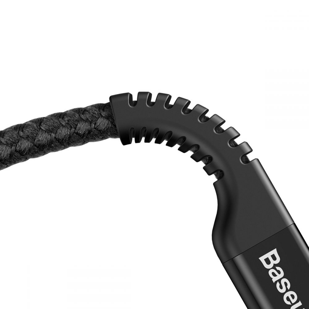 BASEUS BASEUS Fish Aye USB-A till Lightning kabel 1m Svart