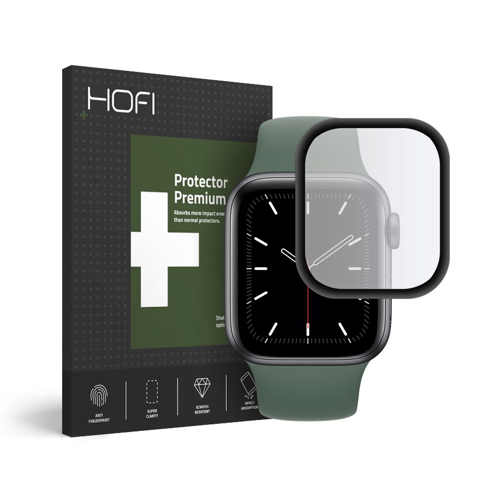 Hofi HOFI Härdat Glas Skärmskydd Apple Watch 4/5 (40 Mm) Svart